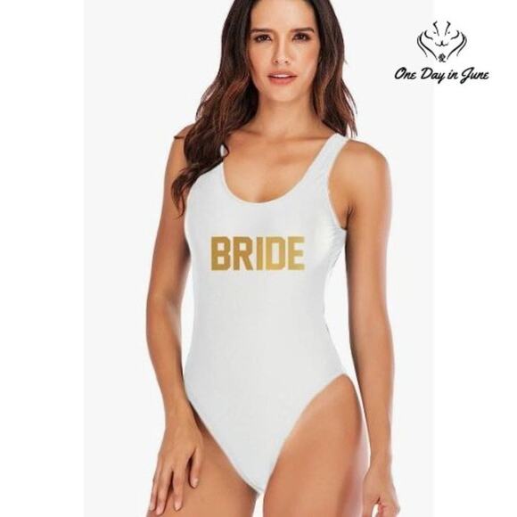 Elightvap Bride One Piece Swimsuit Size M - Picture 1 of 6